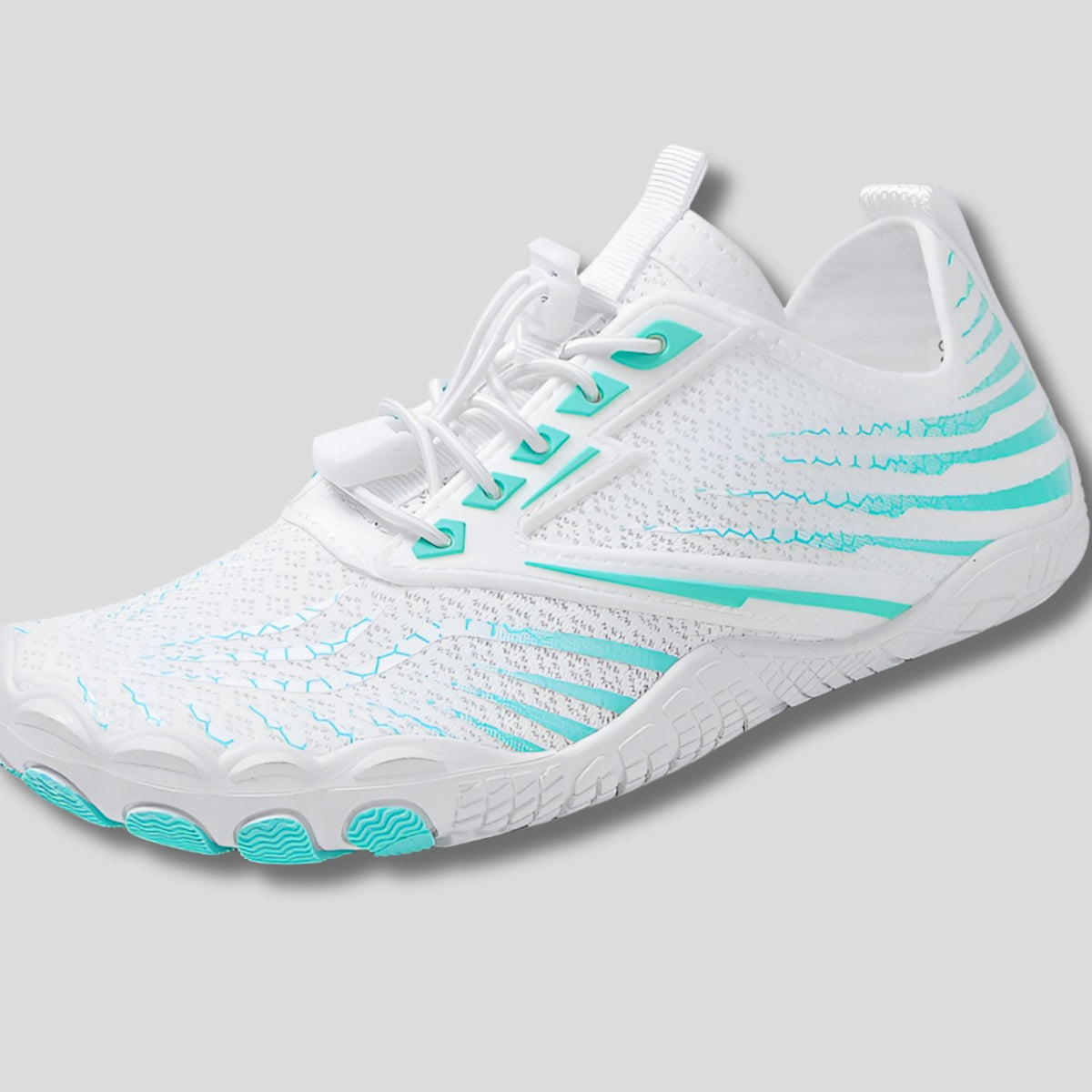Uniseks waterschoenen met mesh en brede neus