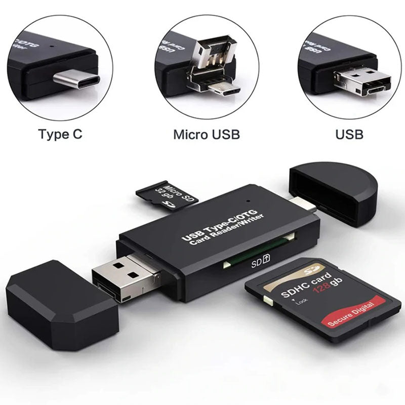 USB-C-geheugenkaartlezer MultiMemory Deluxe