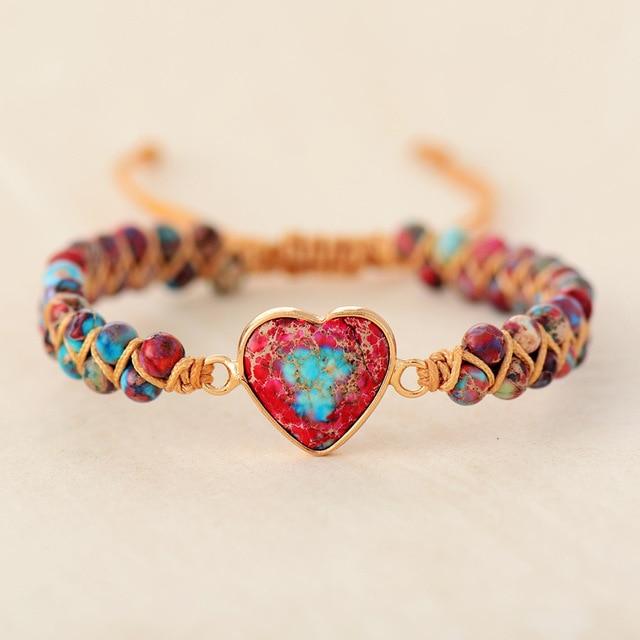 Liefdesband jaspis armband