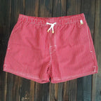Gestreepte herenshorts met elastische tailleband
