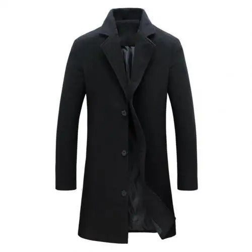 Wollen herenjas voor herfst en winter