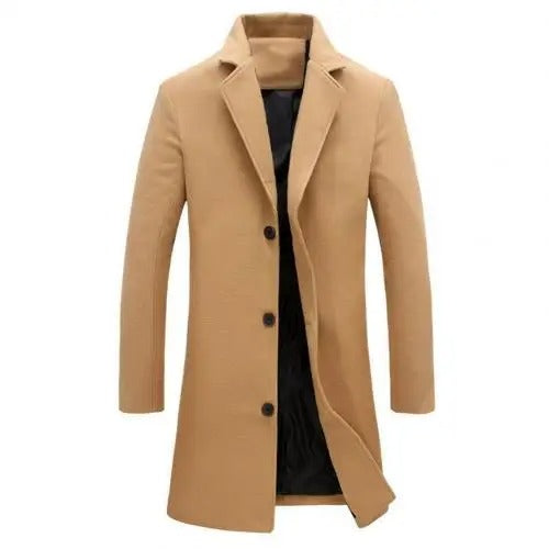 Wollen herenjas voor herfst en winter
