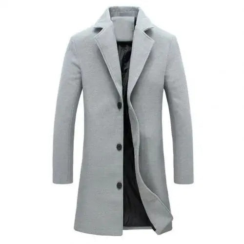 Wollen herenjas voor herfst en winter