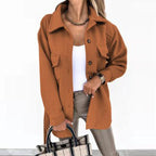 Stijlvol wol-look jack voor dames