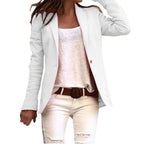 Lichte dames blazer met reverskraag