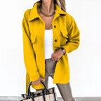 Stijlvol wol-look jack voor dames