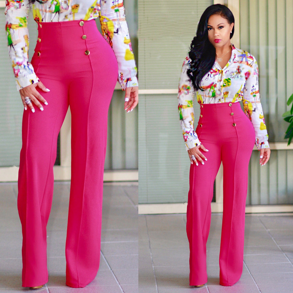 Broek met hoge taille — afbeelding 4