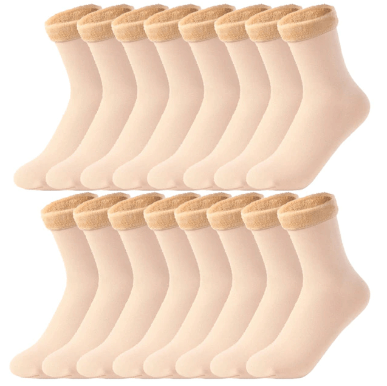 Fluwelen winter thermo sokken