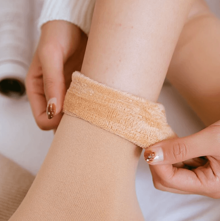 Fluwelen winter thermo sokken