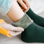 Fluwelen winter thermo sokken