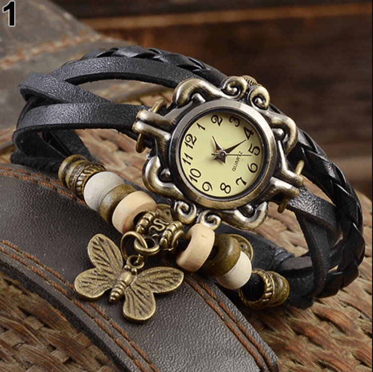 Armbandhorloge in vintagestijl