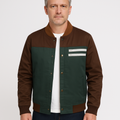 Lichte heren bomber overgangsjas in vintage-look