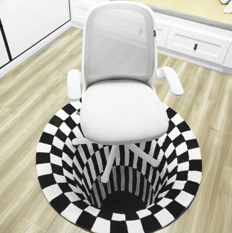 3D illusie kleed