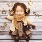 Waldorf-pop van natuurlijke materialen – 30 cm groot