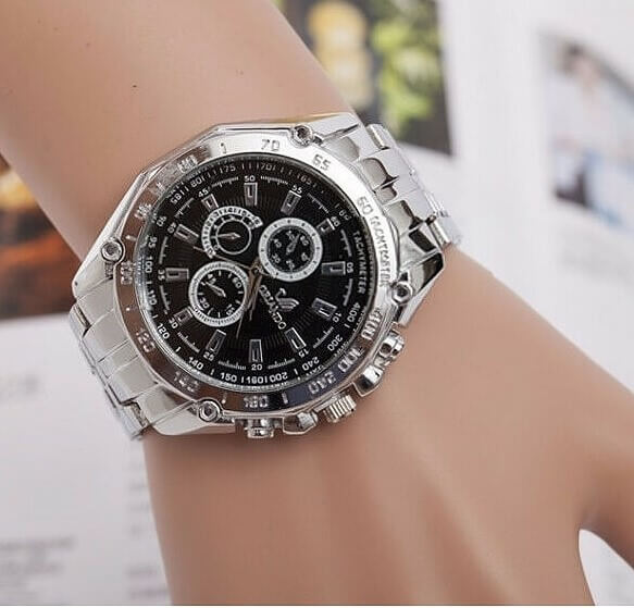 Zakelijk herenhorloge Silver