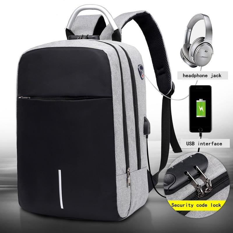Antidiefstal rugzak met USB oplaadpoort