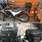Motortas met meerdere vakken