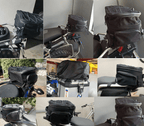 Motortas met meerdere vakken