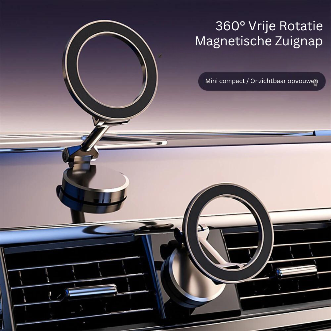 Magnetische telefoonhouder met metalen basis – gripmount