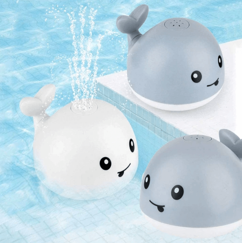 Sproeiende walvis