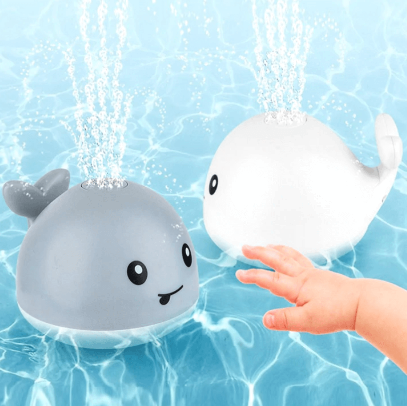 Sproeiende walvis