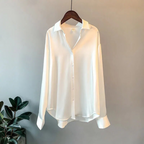 Zijden blouse Regine in retrostijl