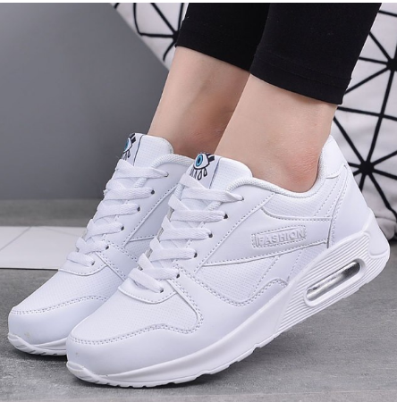 Lichte sneakers van splitleer met luchtkussen