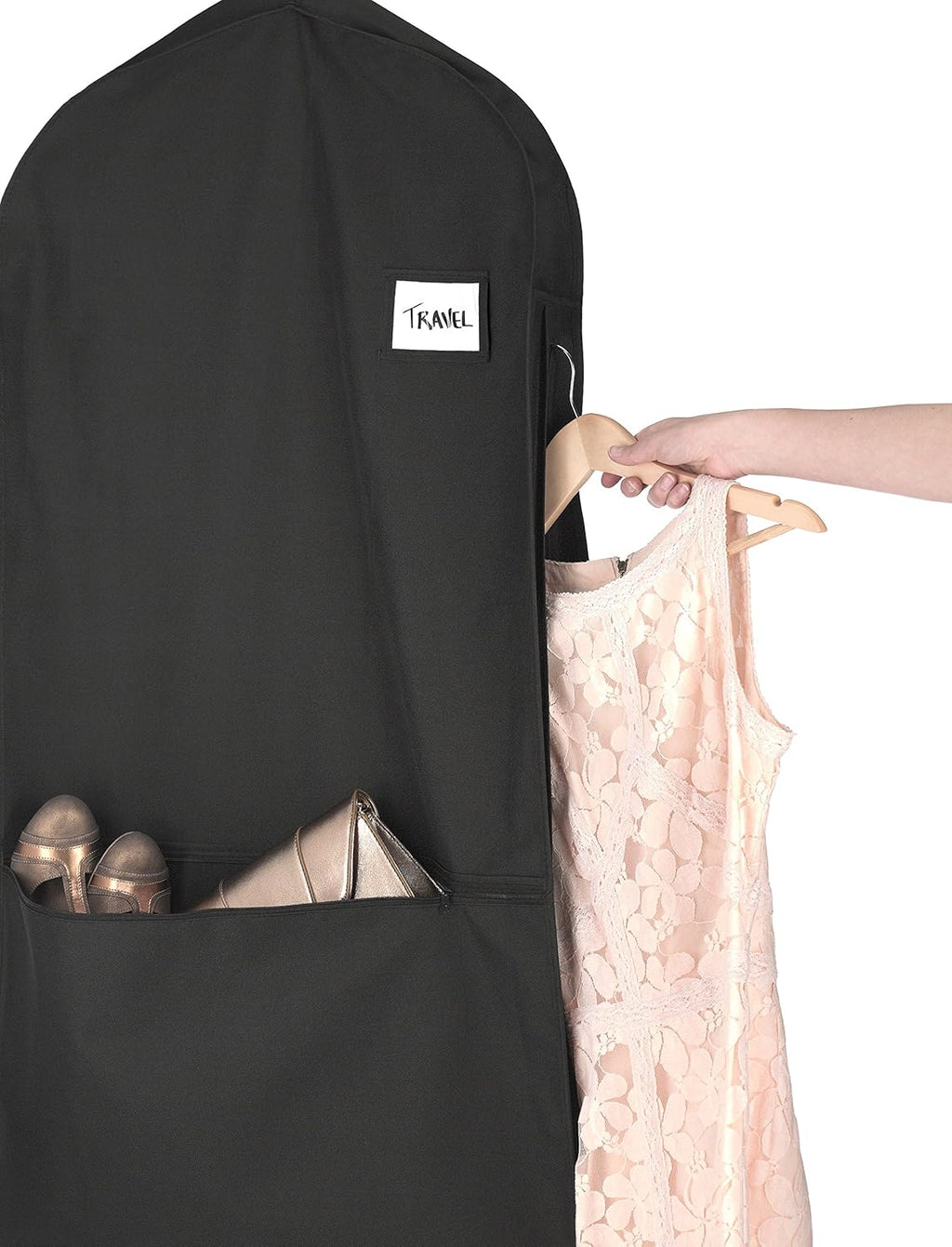 Kledingtas met rits en accessoirevak