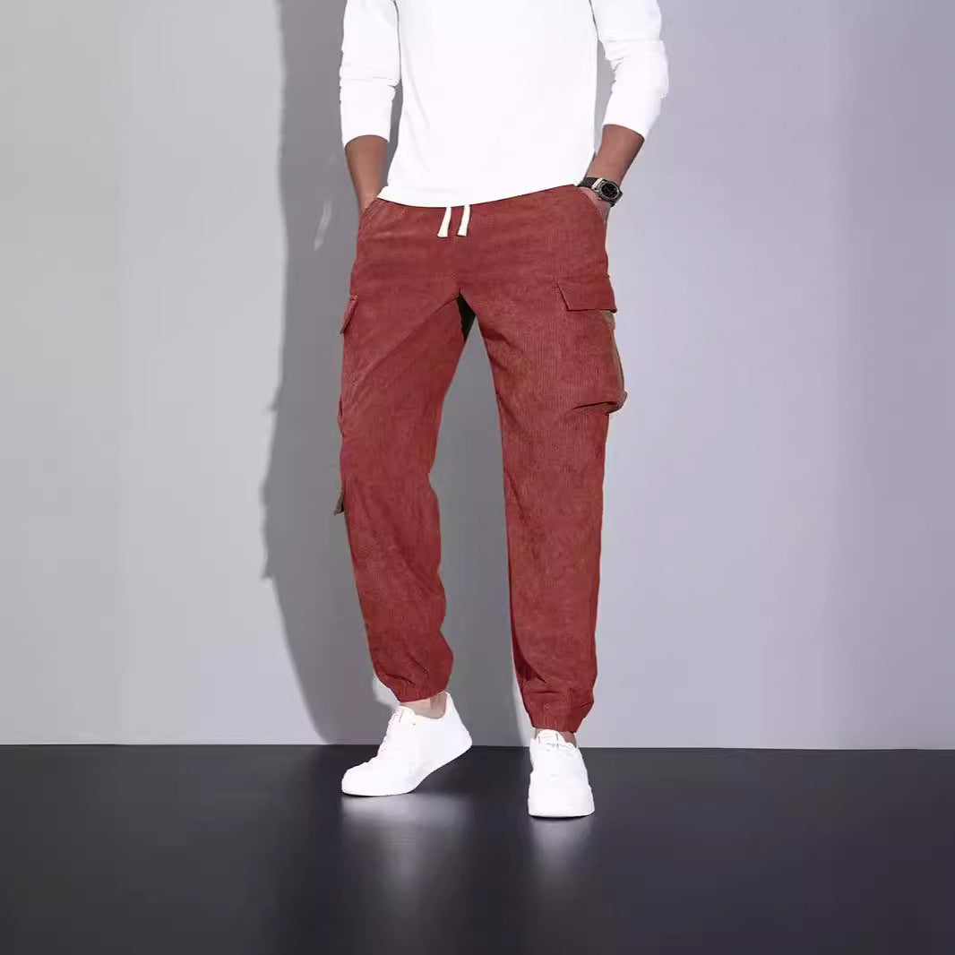 Eros | Relaxed-fit herencargojoggingbroek met trekkoord