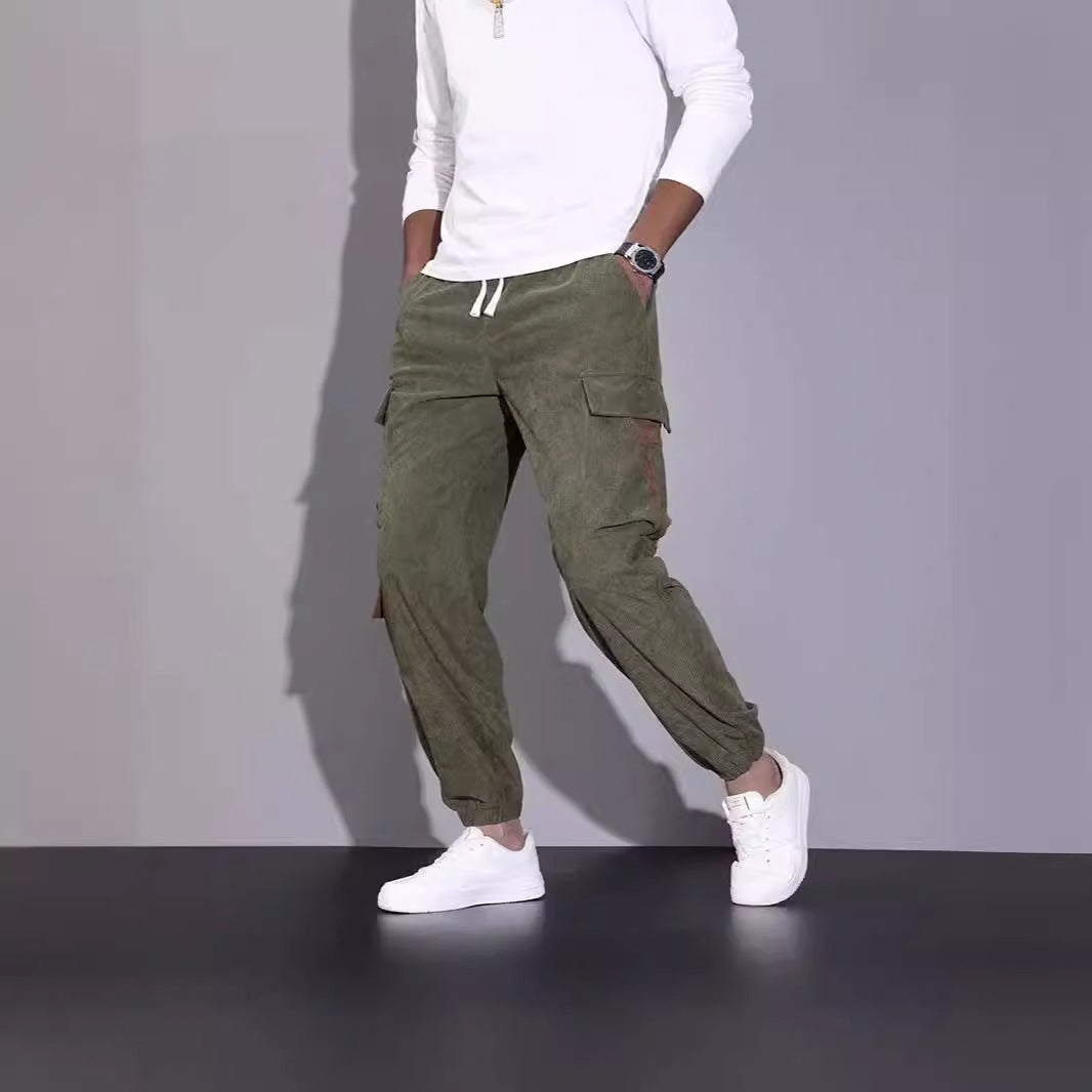 Eros | Relaxed-fit herencargojoggingbroek met trekkoord