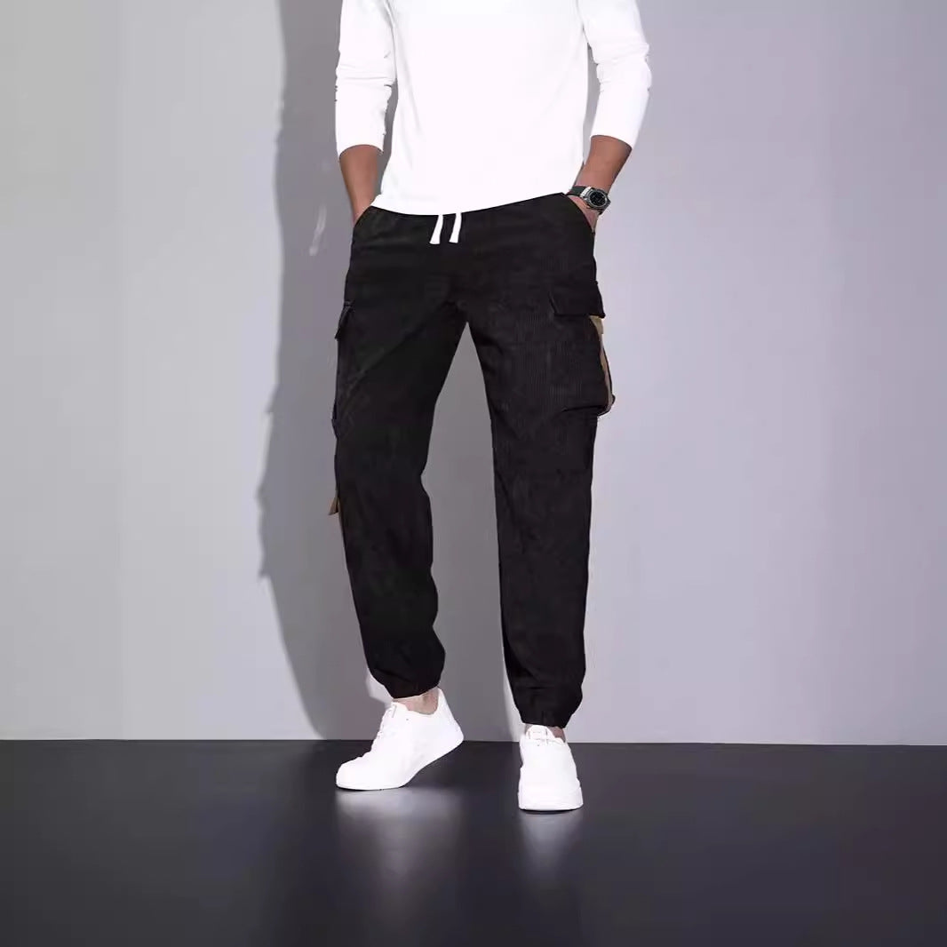 Eros | Relaxed-fit herencargojoggingbroek met trekkoord