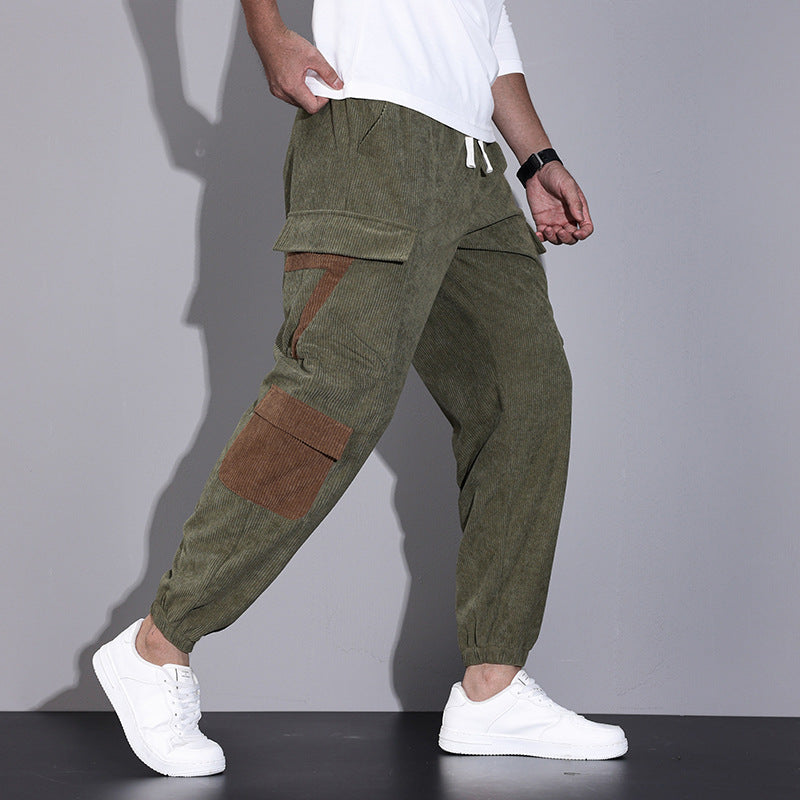 Eros | Relaxed-fit herencargojoggingbroek met trekkoord