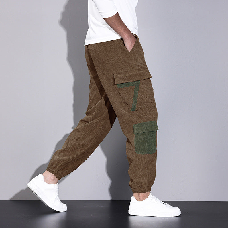 Eros | Relaxed-fit herencargojoggingbroek met trekkoord