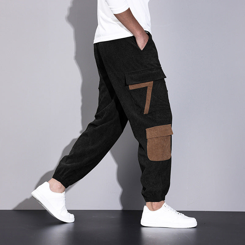 Eros | Relaxed-fit herencargojoggingbroek met trekkoord