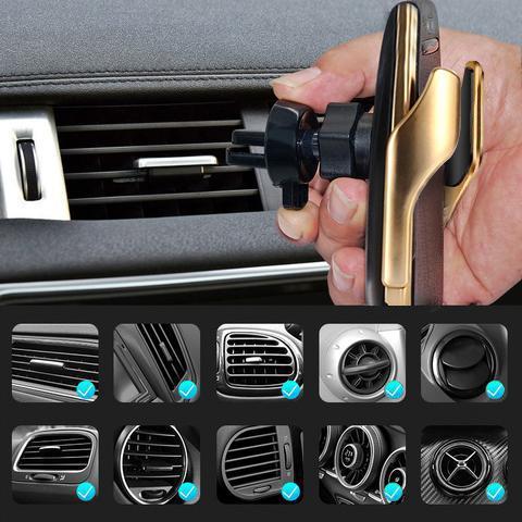 Automatisch klemmende auto telefoon oplader