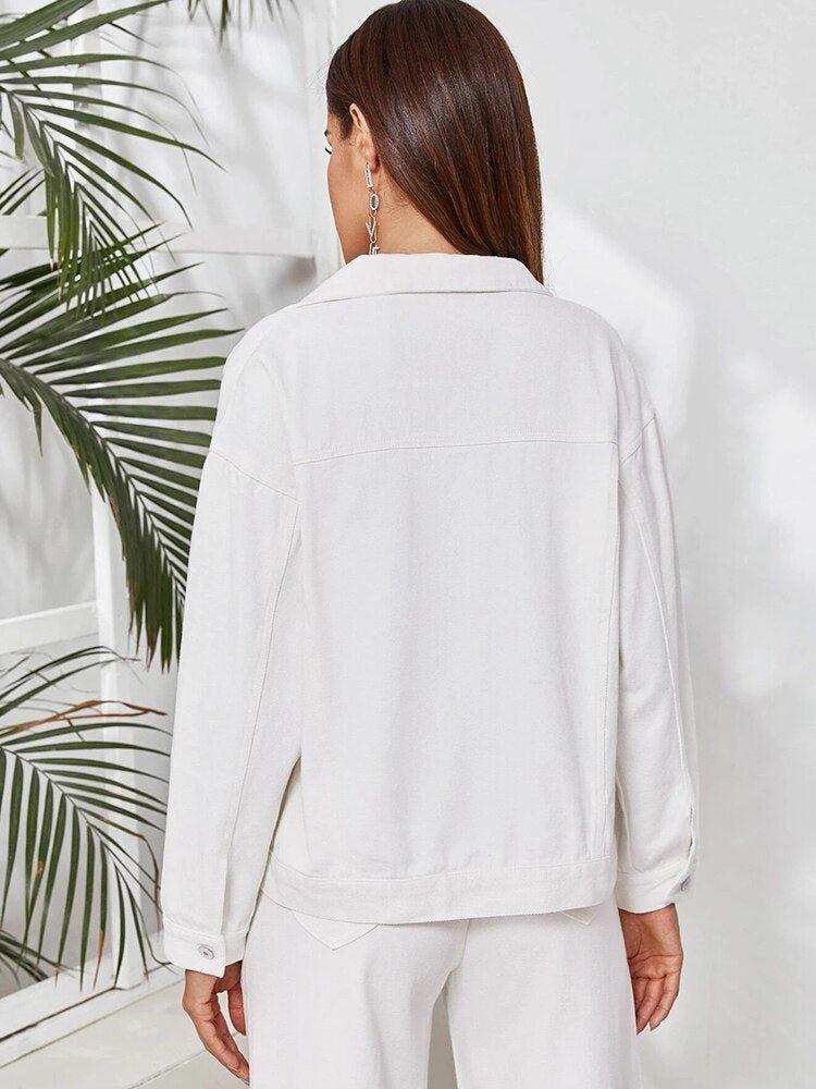 Witte jas voor dames