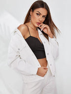 Witte jas voor dames