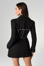 Geruite jas voor dames