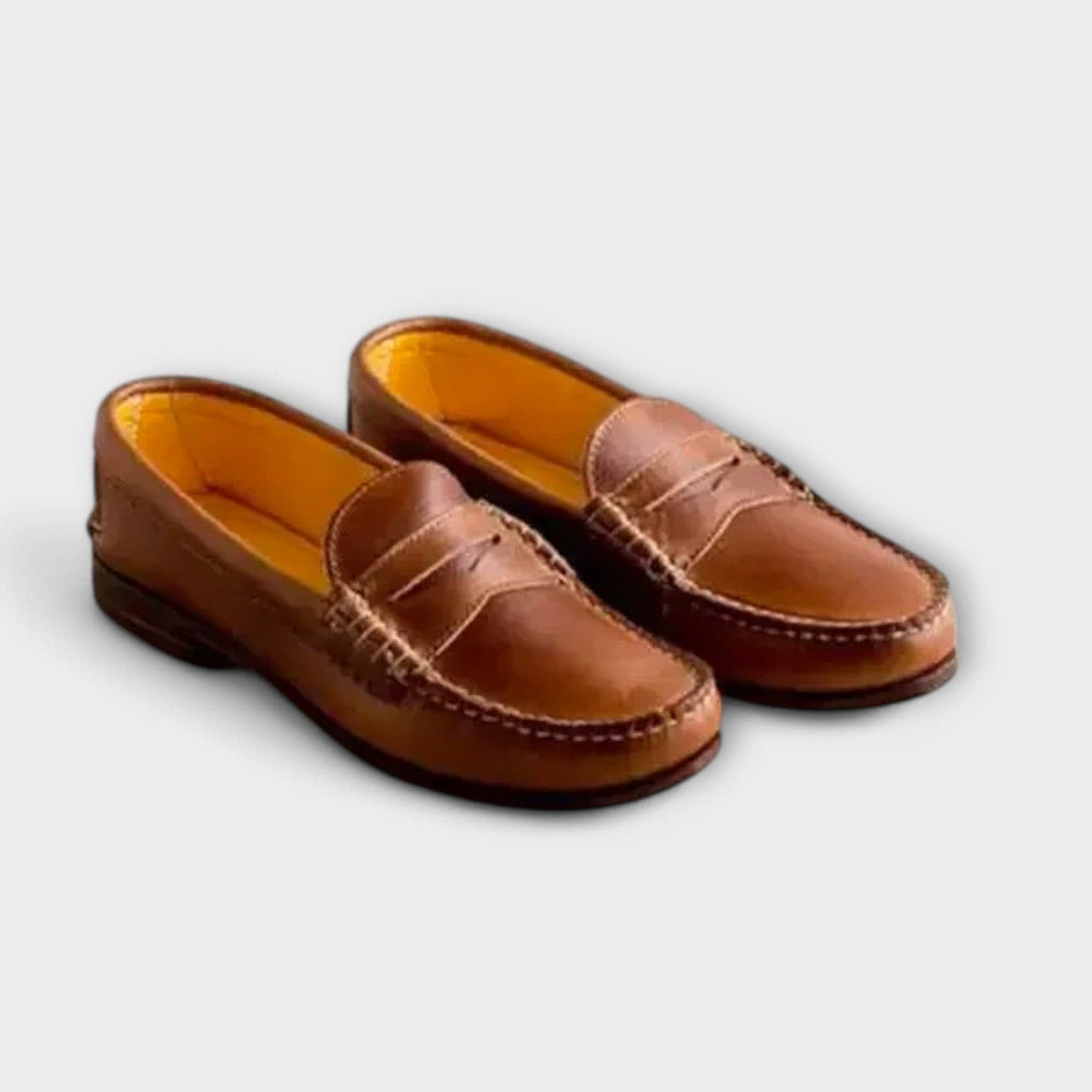 Damespennyloafers van imitatieleer