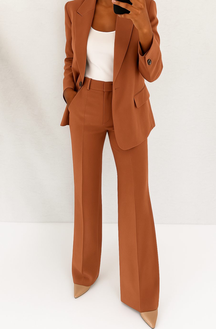 Veerle | Dames tweedelig pak met blazer en pantalon