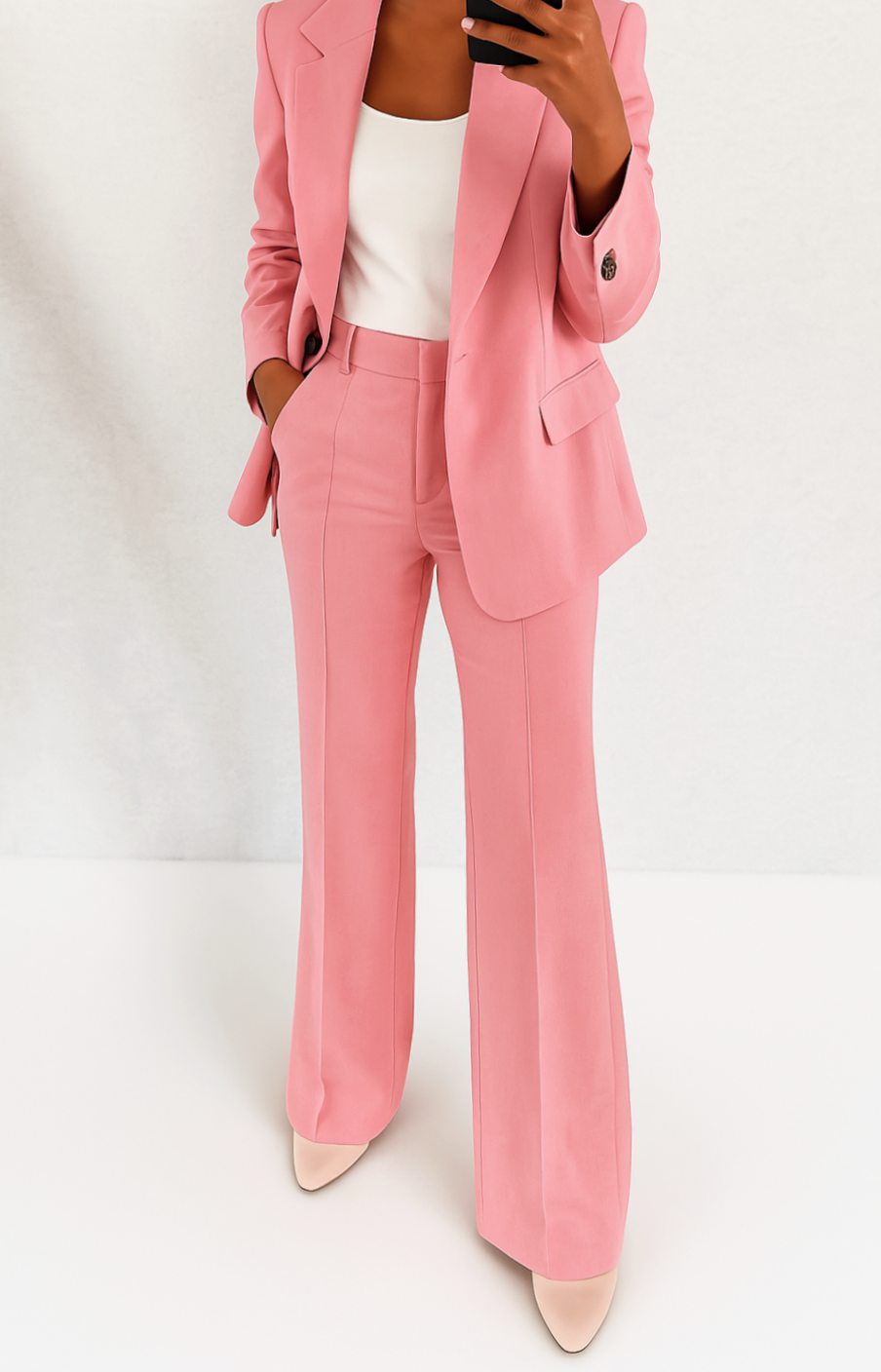 Veerle | Dames tweedelig pak met blazer en pantalon