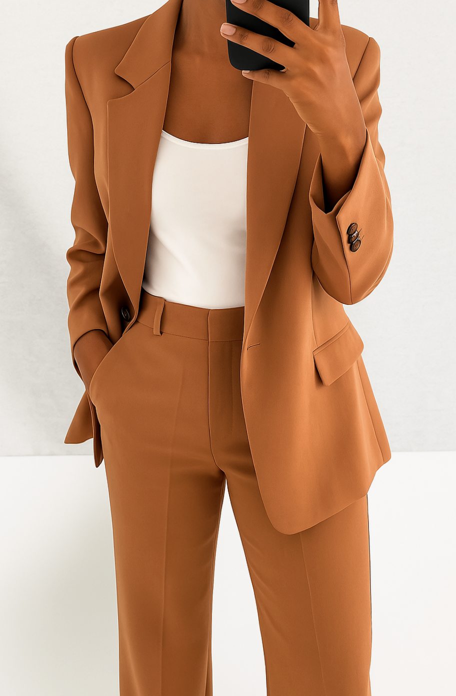 Veerle | Dames tweedelig pak met blazer en pantalon