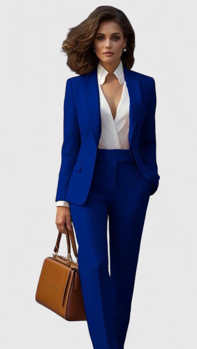 Josefa | Getailleerd dameskostuum met blazer en pantalon