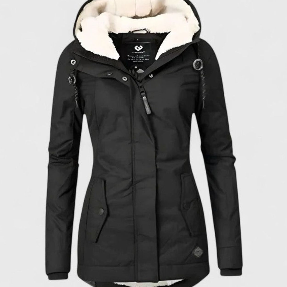 Alissa | Waterdichte dameswinterjas met sherpa-fleecevoering