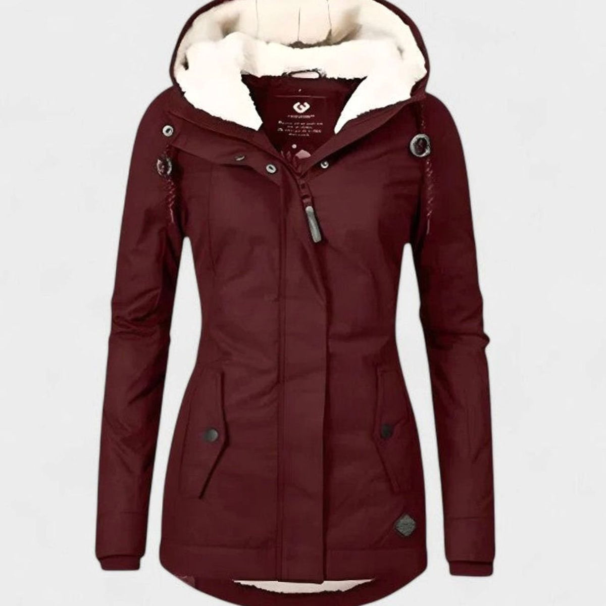 Alissa | Waterdichte dameswinterjas met sherpa-fleecevoering