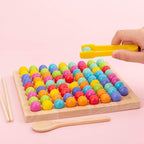 Houten kralen houder spel