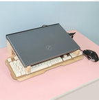 Houten laptopstandaard