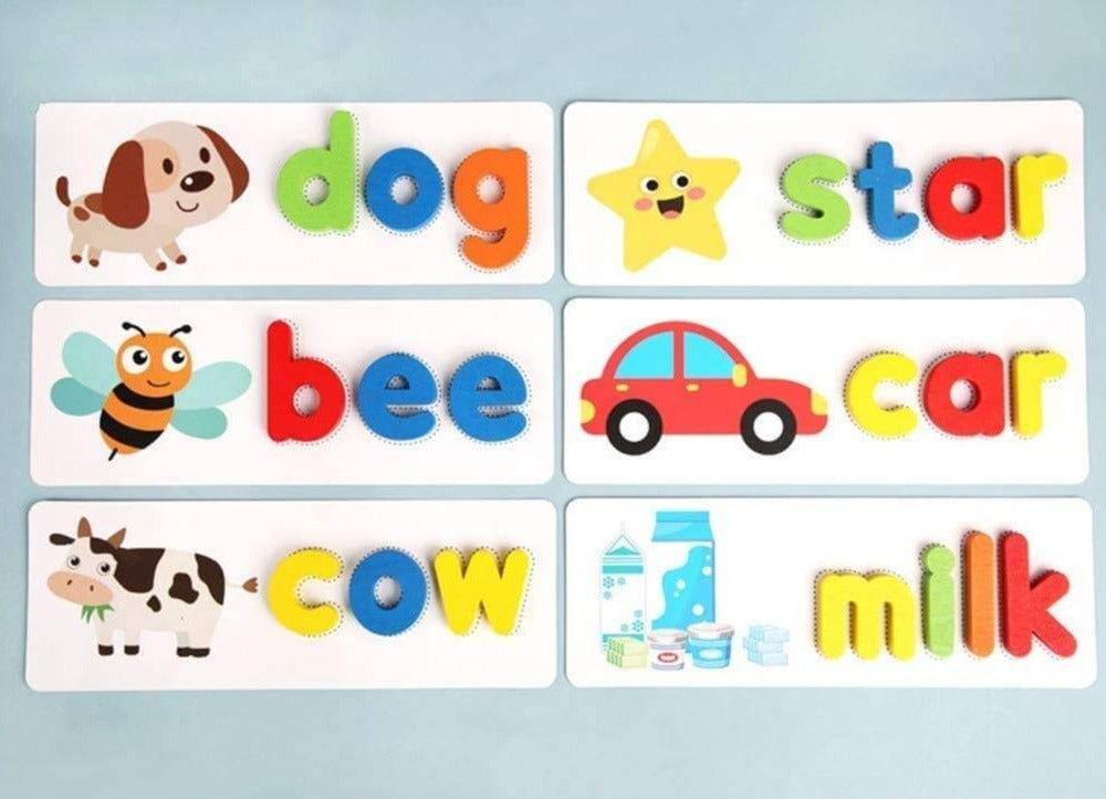 Kiddo – houten spellingsspel