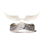 Goddelijke engel vleugels ring