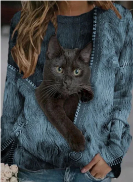 Katten-T-shirt